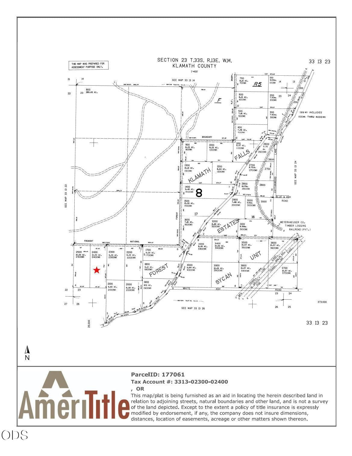 Block 17 Lot 4 Jackpine plat map. Photo 2 of 3, Jackpine Road Unit Block 17 Lot 4, Bly, OR 97622