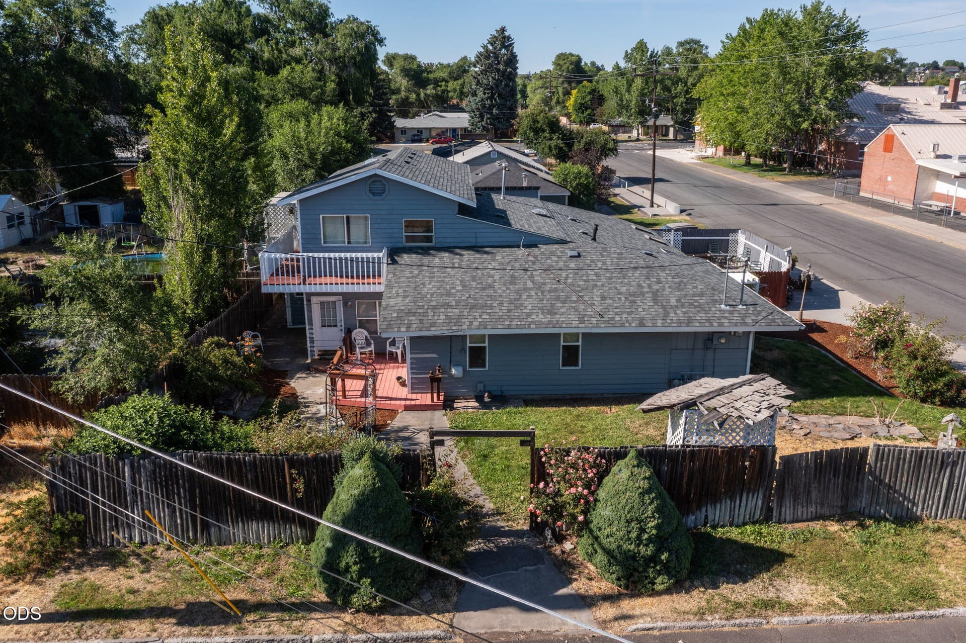 Aerial Home View-3. Photo 4 of 52, 248 SE 10th Street, Madras, OR 97741