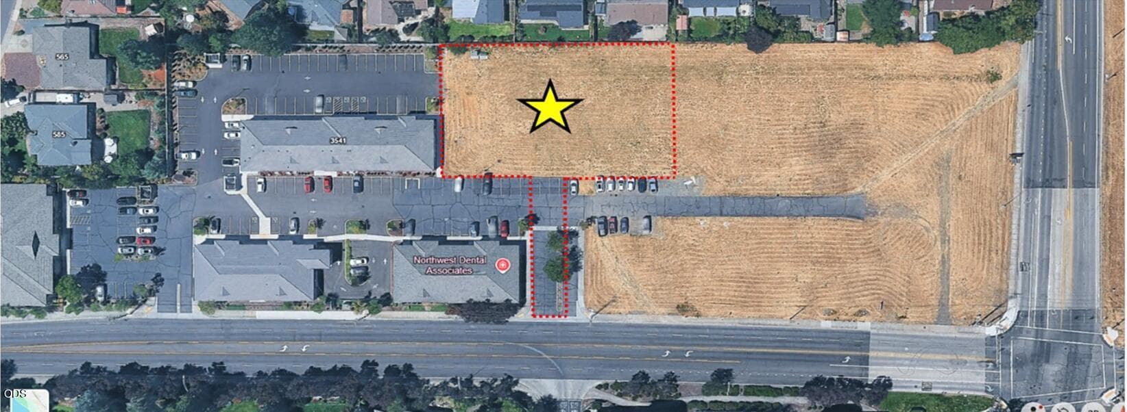 3561 E Barnett Aerial. Photo 1 of 1, 3561 E Barnett Road, Medford, OR 97504