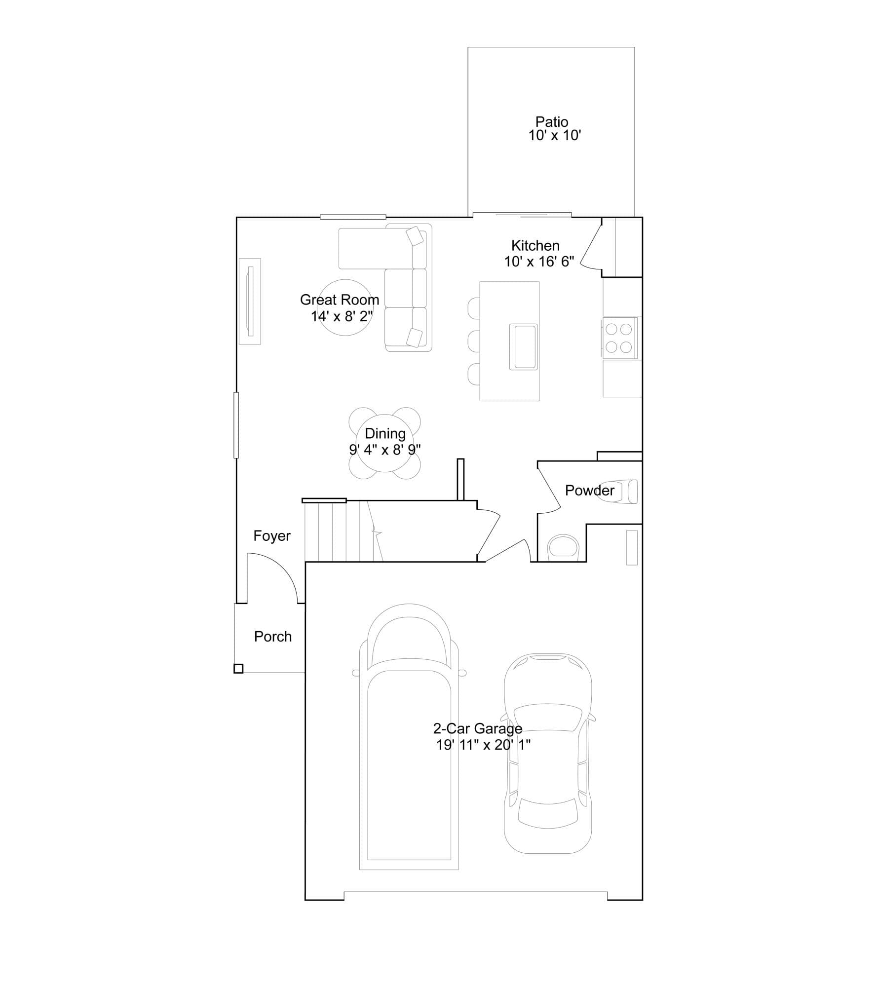 POR_K004_FP_Olive_FirstFloor_OW_RevR. Photo 2 of 30, 16673 Cottage Pine St, La Pine, OR 97739