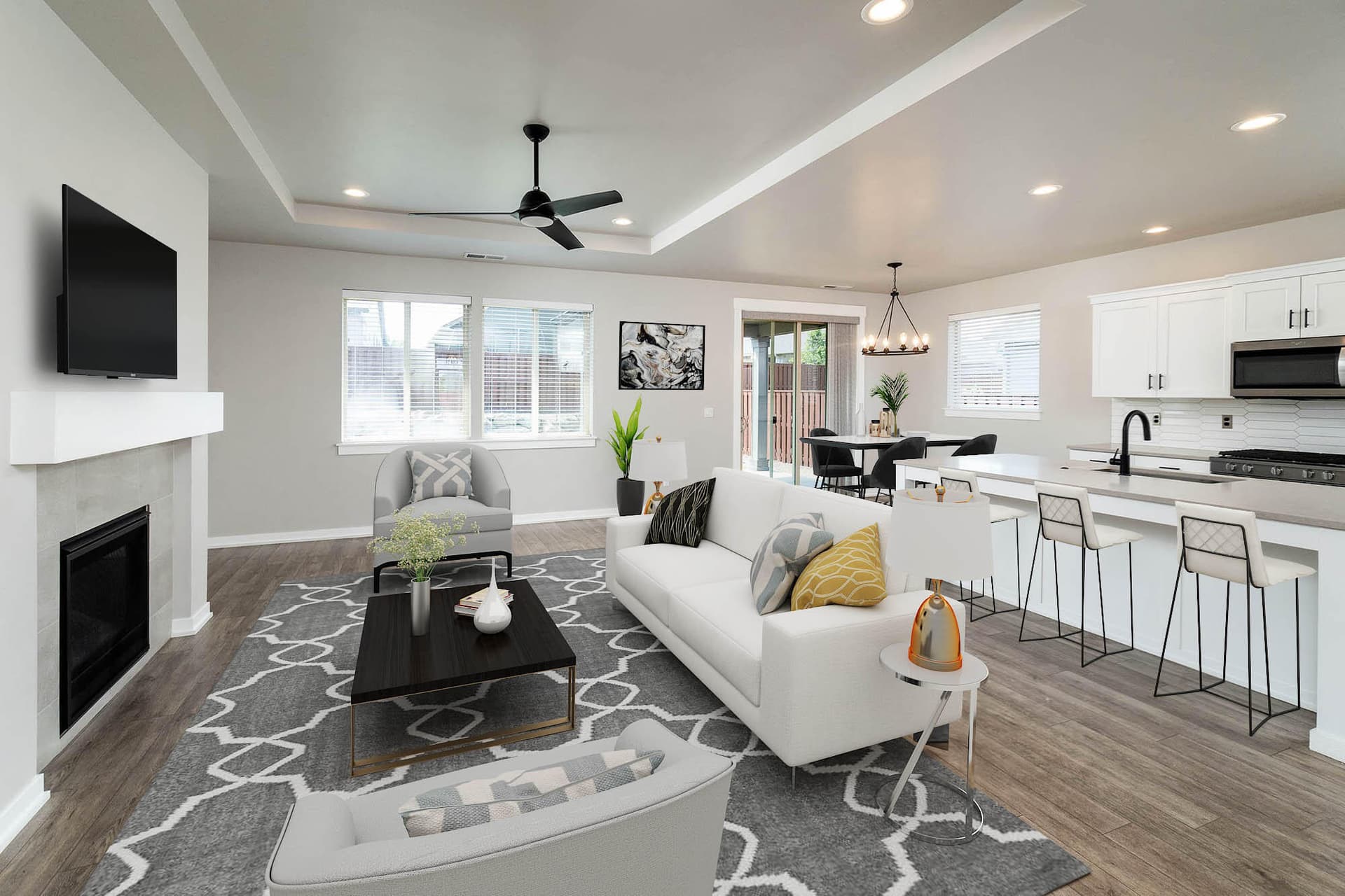 Living Room. Photo 3 of 30, 1076 NE Henry Drive, Prineville, OR 97754