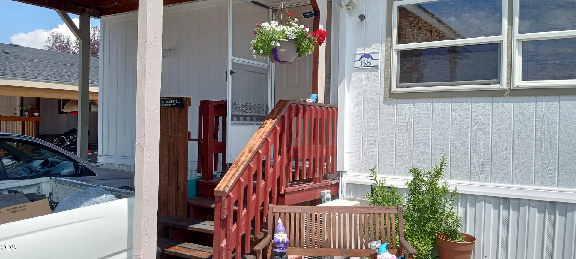 Front awning. Photo 4 of 31, 4647 Winter Avenue Unit SPC 68, Klamath Falls, OR 97603