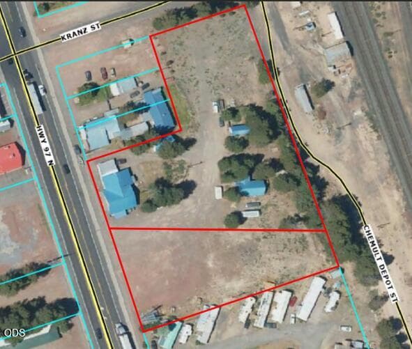 Property sat view. Photo 1 of 57, 109323 Highway 97, Chemult, OR 97731