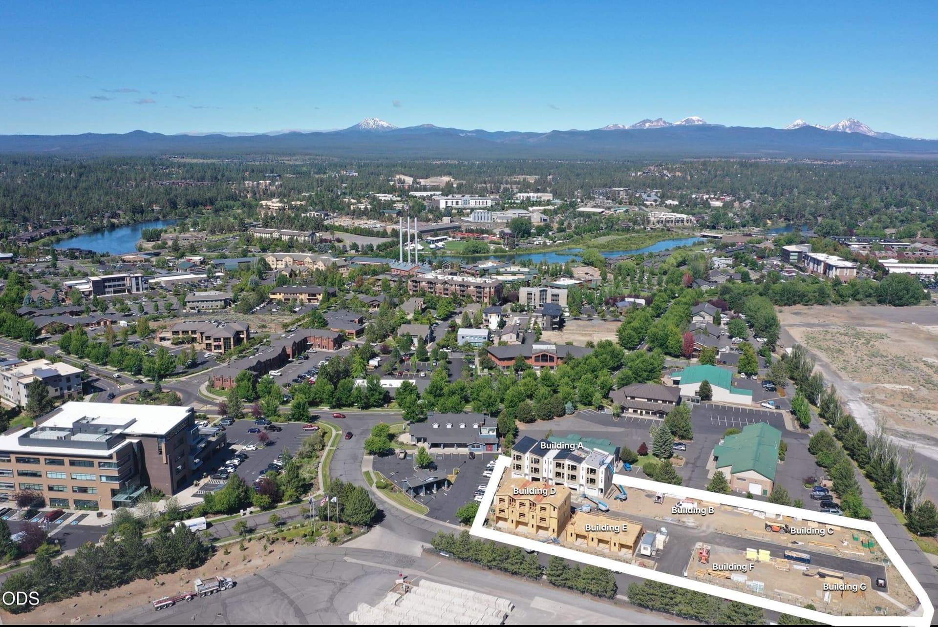 Scalehouse Construction Aerial. Photo 3 of 22, 109 SW Industrial Way Unit 1, Bend, OR 97702