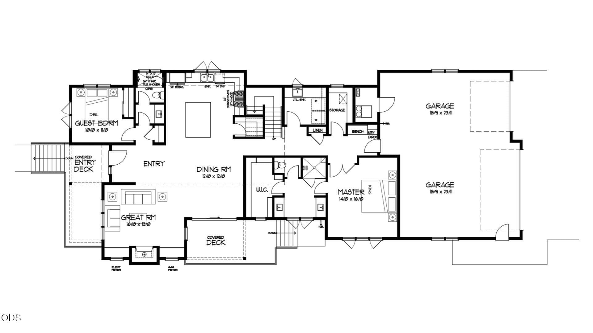Main Floor Plan. Photo 2 of 3, 2636 NW Skyline Ranch Road Unit Lot 52, Bend, OR 97701