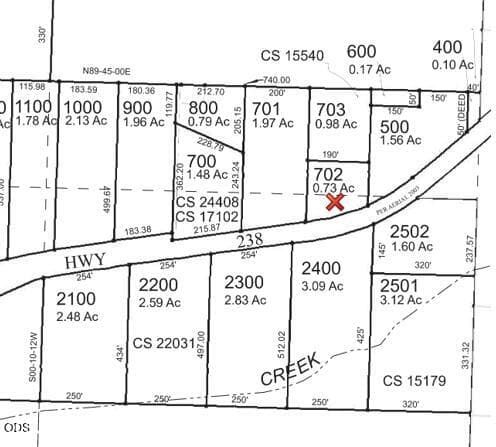 Hwy 238 Plot Map. Photo 3 of 20, 0 OR-238, Jacksonville, OR 97530