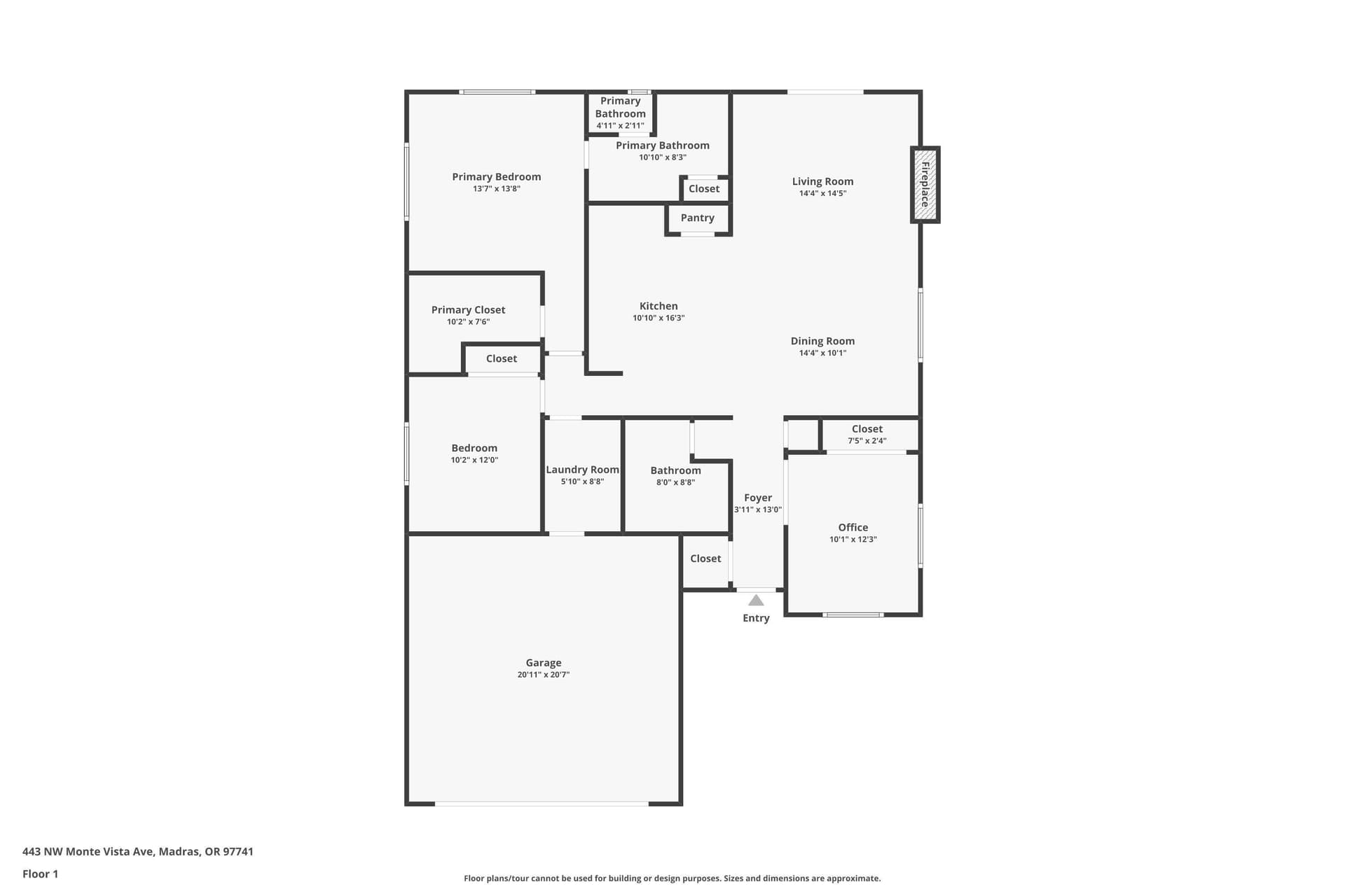 Floorplan. Photo 3 of 25, 4090 SW Pumice Avenue Unit 78, Redmond, OR 97756
