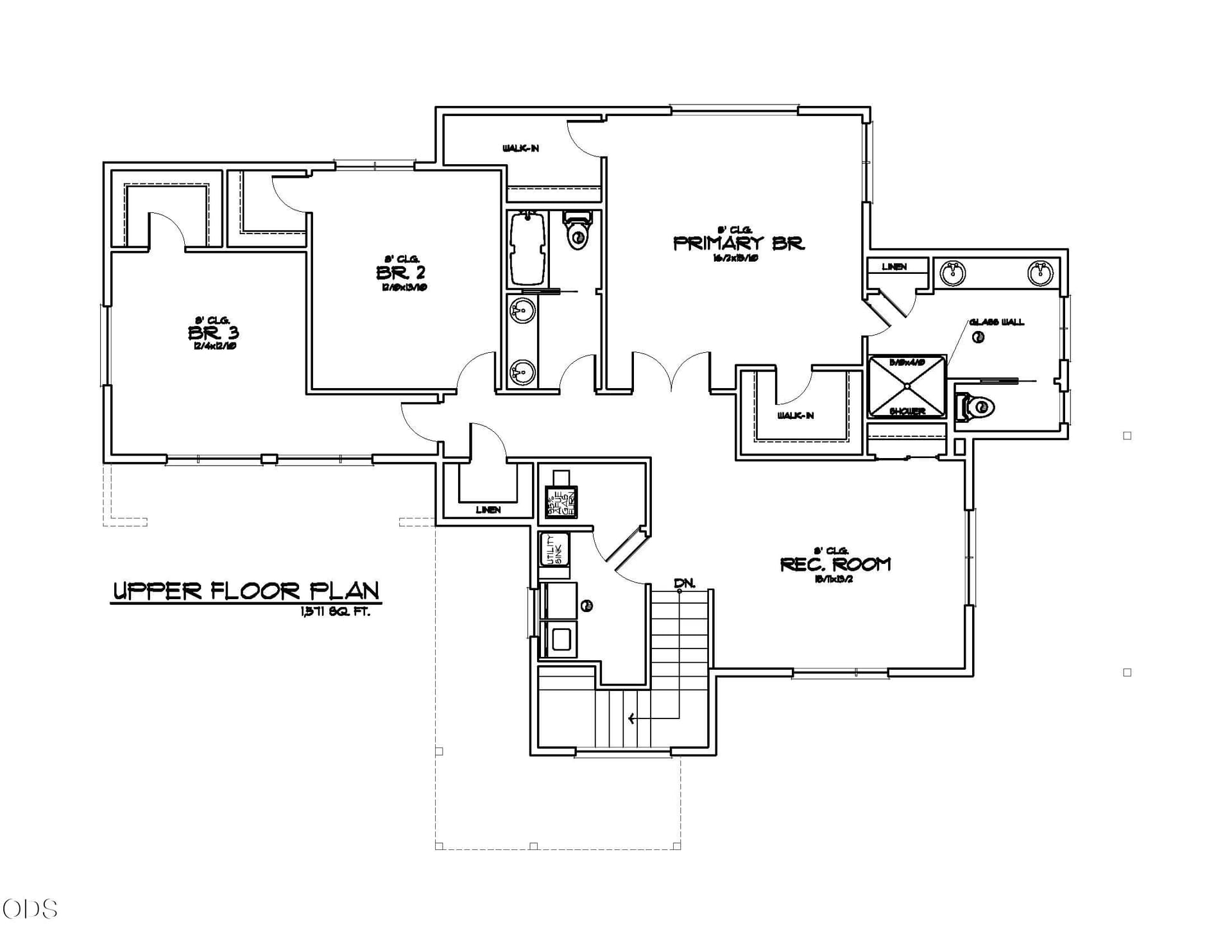 Upper Floor Plan. Photo 3 of 5, 61438 SE Daybreak Court Unit Lot 12, Bend, OR 97702
