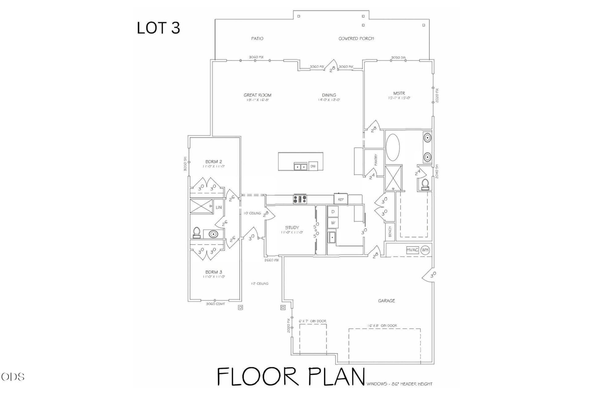 Lot 3 Floor Plan. Photo 3 of 3, 251 Reserve Circle, Medford, OR 97504