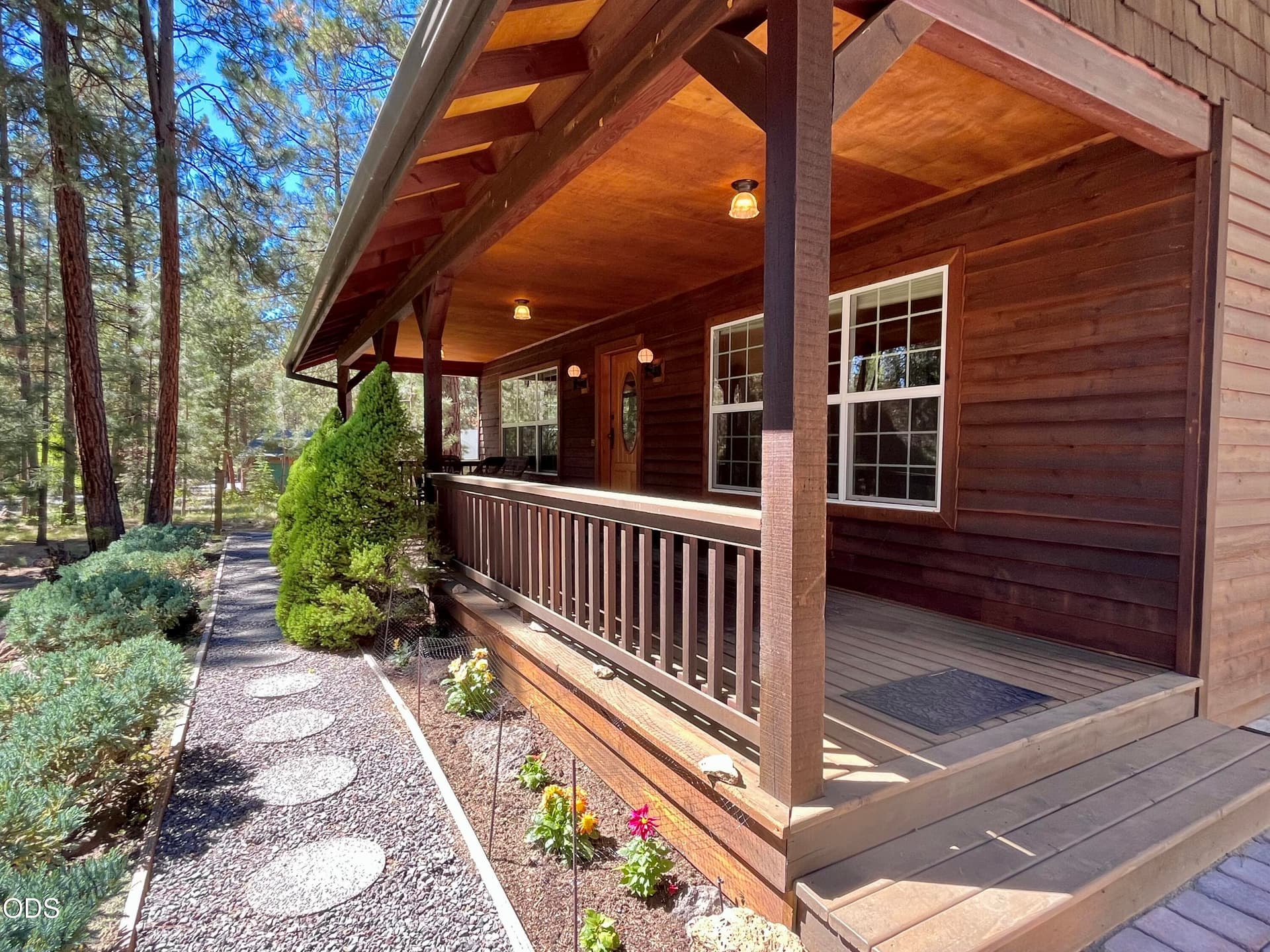 Front deck - south to north. Photo 2 of 46, 53556 Kokanee Way, La Pine, OR 97739