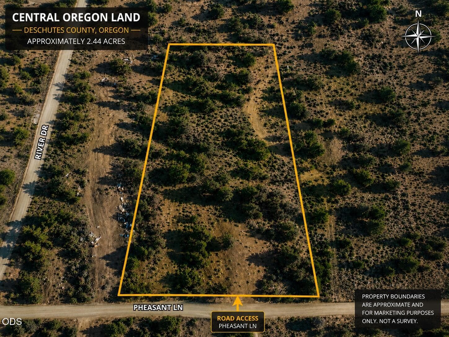 Aerial. Photo 2 of 13, 0 NE Pheasant Lane Unit 27, Chiloquin, OR 97639