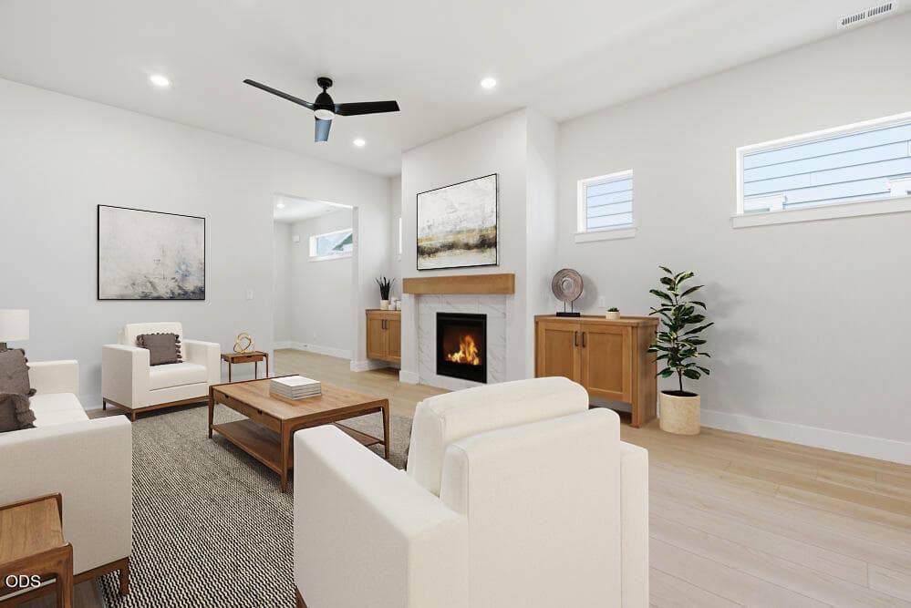 Great room. Photo 3 of 17, 60850 SE Barstow Place, Bend, OR 97702