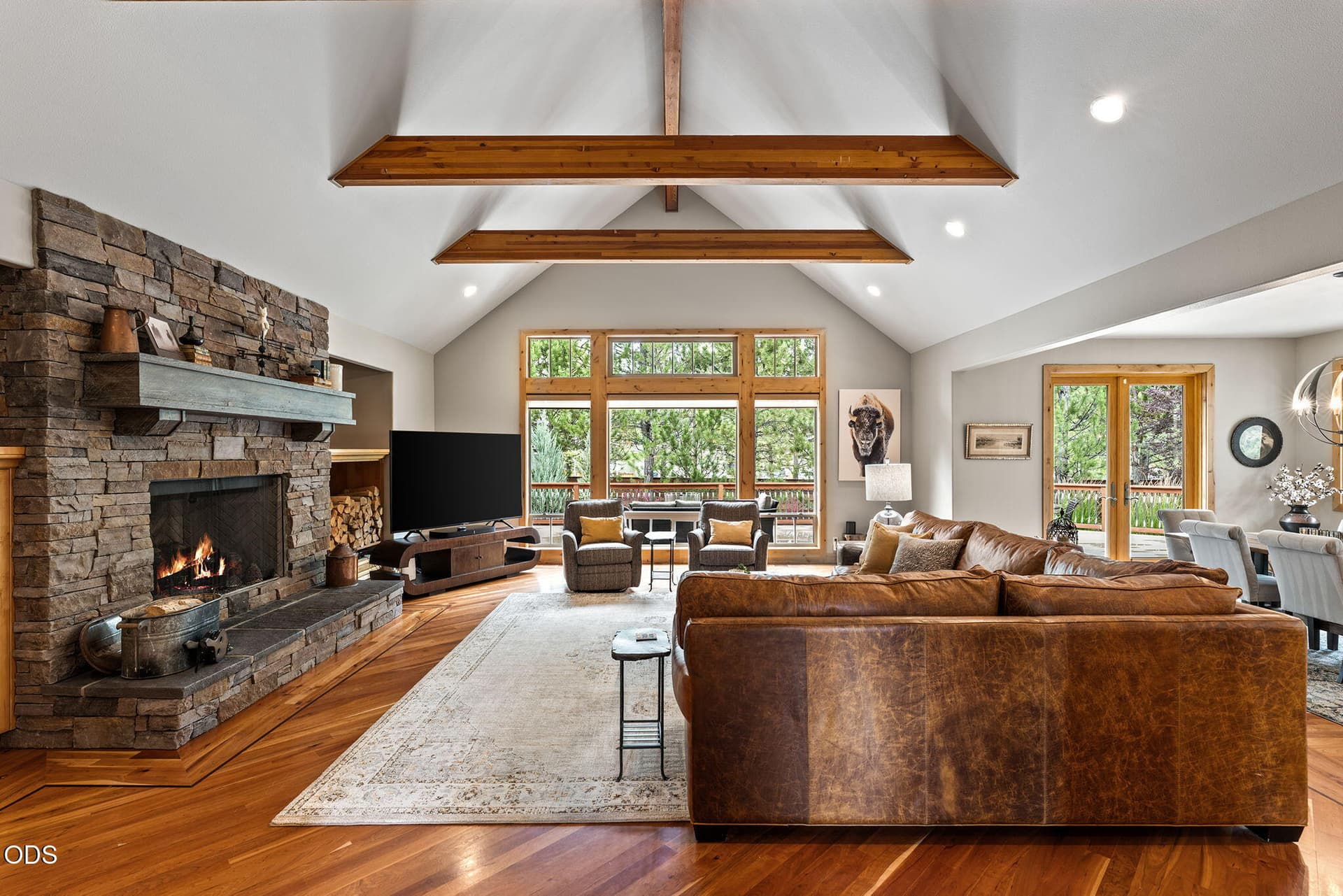 Great room. Photo 5 of 48, 152 NW Champanelle Way, Bend, OR 97703