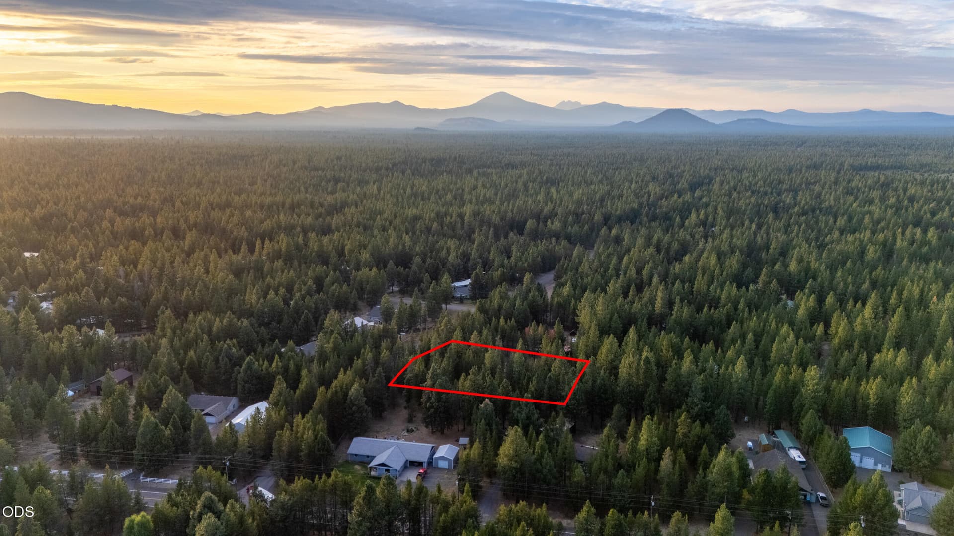 Another drone shot. Photo 3 of 6, 53132 Andrews Road, La Pine, OR 97739