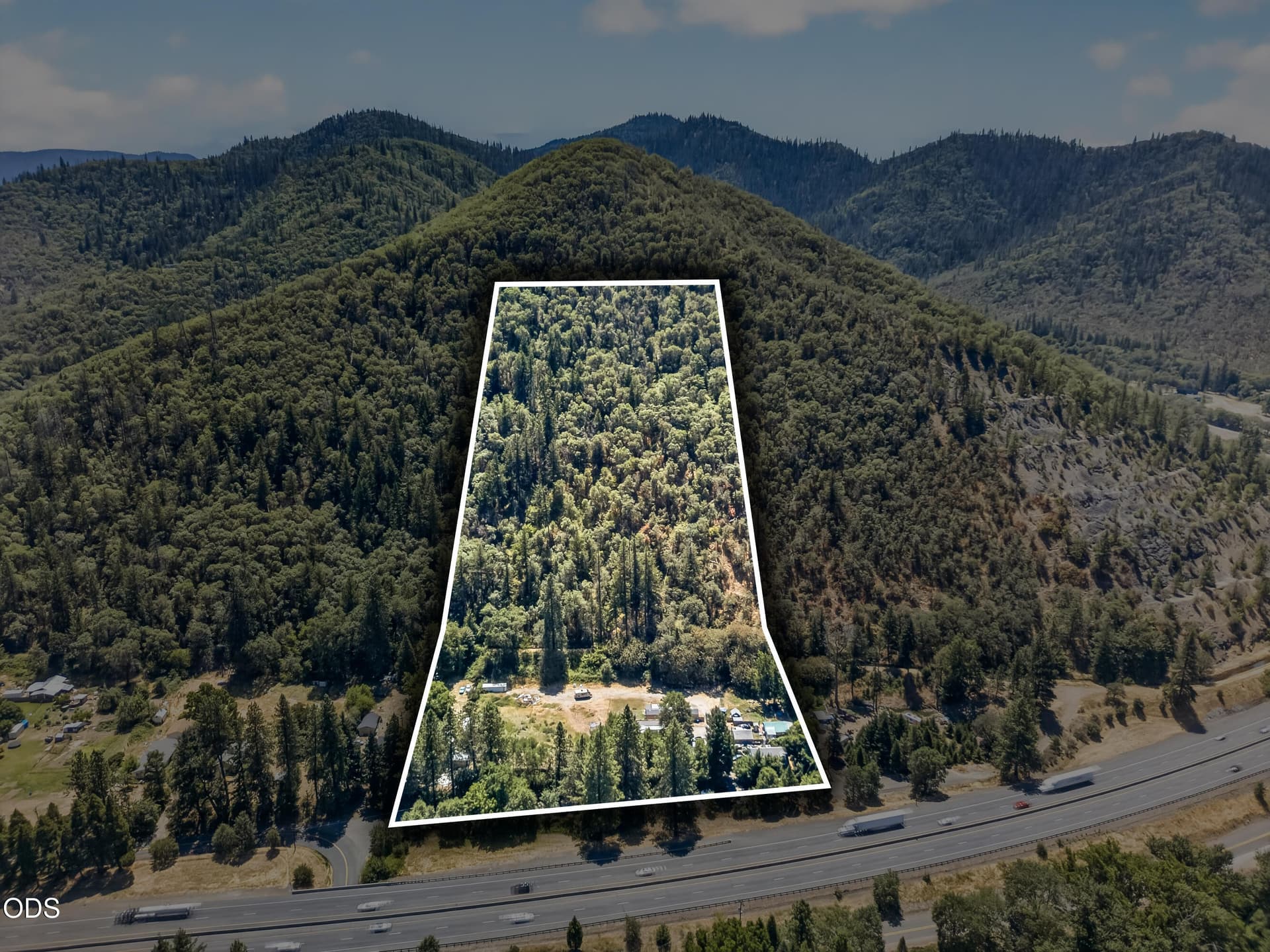 Approximate property lines. Photo 1 of 54, 12071 Old Stage Road, Gold Hill, OR 97525
