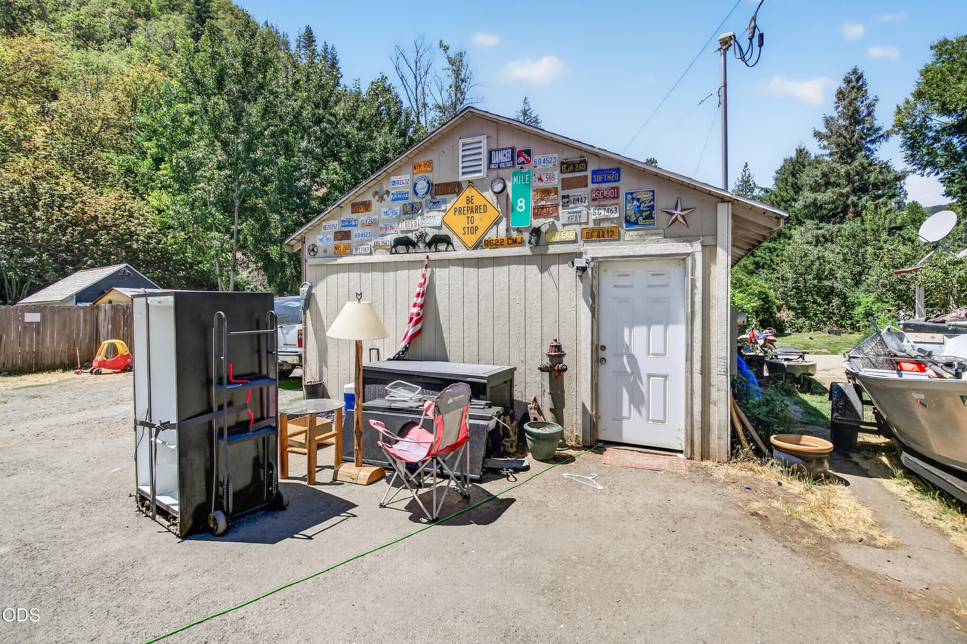 Two car garage detached. Photo 5 of 54, 12071 Old Stage Road, Gold Hill, OR 97525