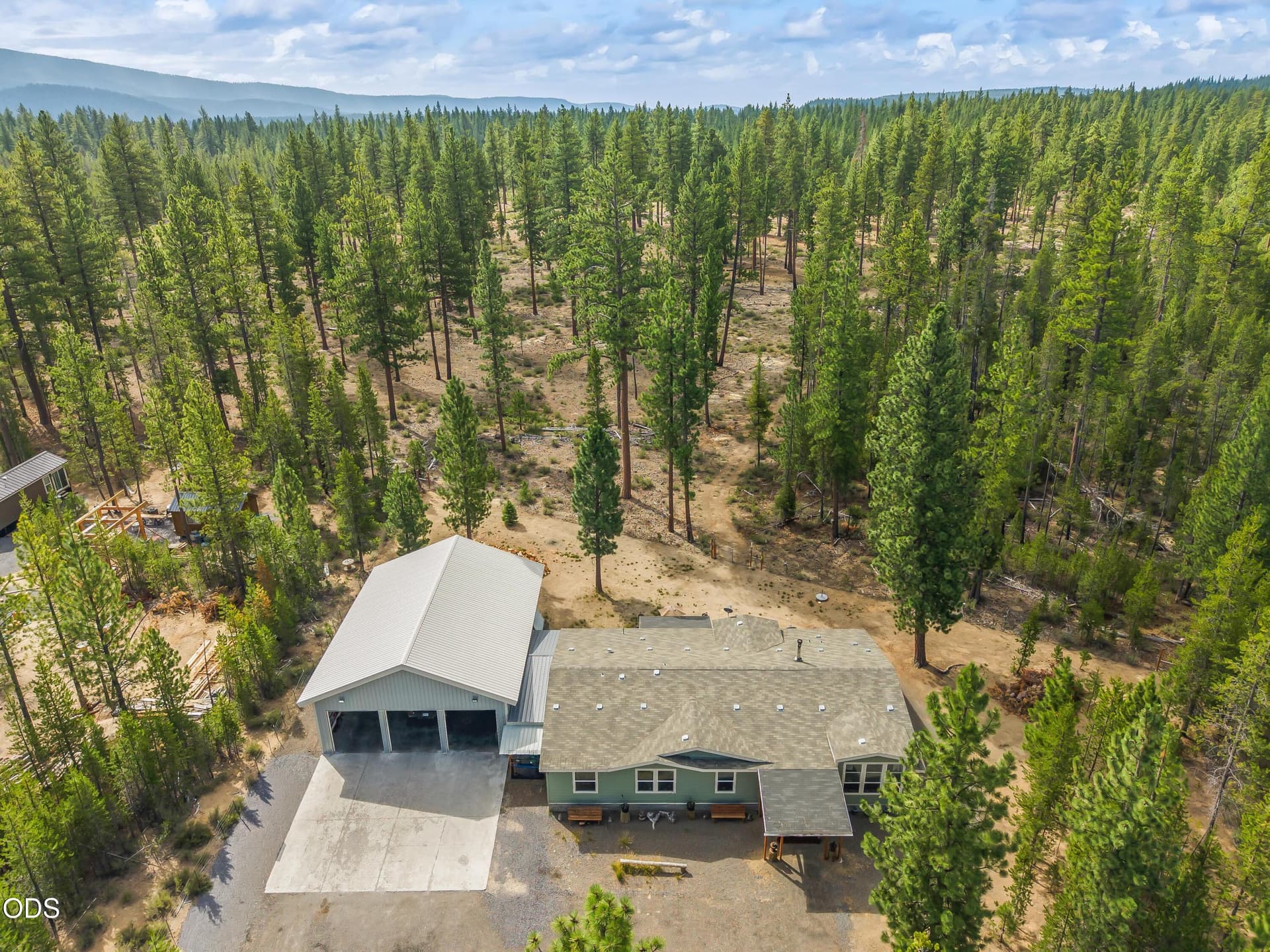Overhead 1. Photo 3 of 29, 123631 Surveyor Road, Crescent Lake, OR 97733