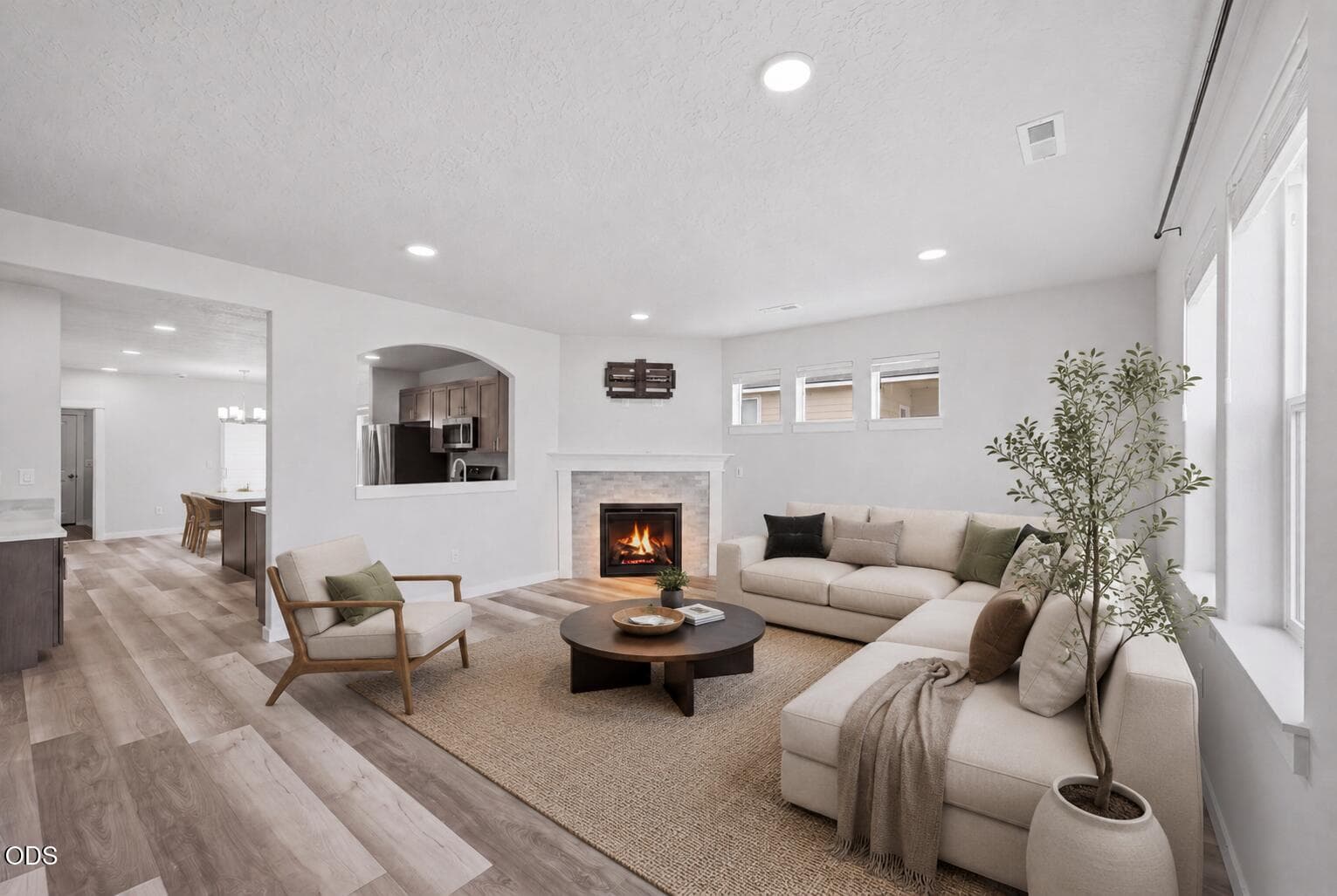 Livingroom - virtual staging. Photo 3 of 41, 3778 SW Lava Place, Redmond, OR 97756