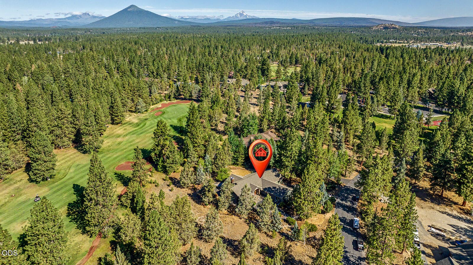 Aerial view. Photo 2 of 31, 17084 Lady Caroline Drive, Sisters, OR 97759