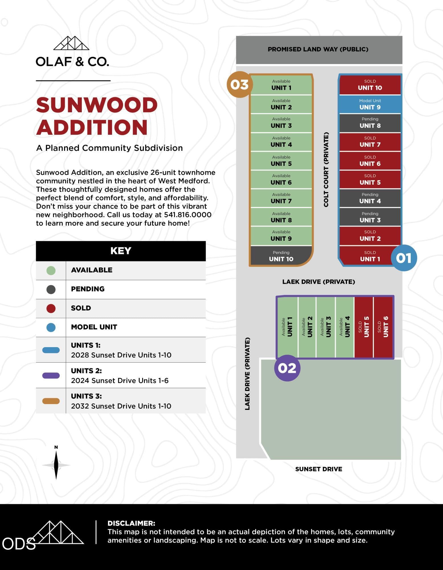 Sunwood Addition - Map 04. Photo 2 of 20, 2024 Sunset Drive Unit 1, Medford, OR 97501