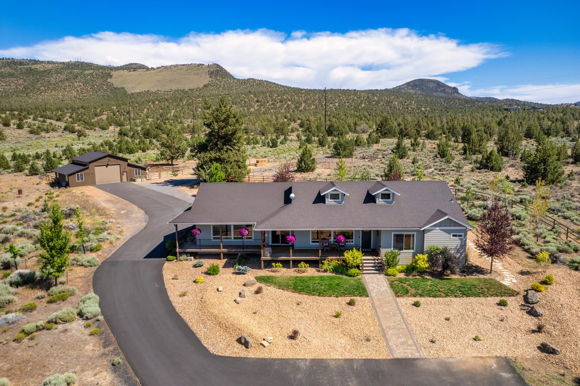 205_Aerials_SW Harrison_Pro Property Pho. Photo 5 of 59, 13604 SW Harrison Way, Powell Butte, OR 97753