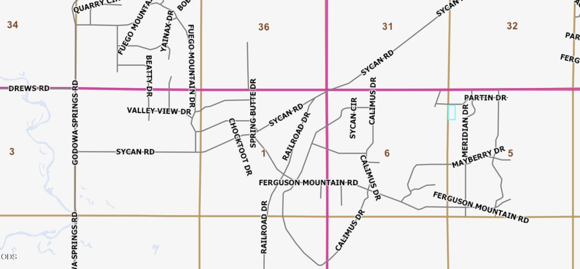 Area Map. Photo 5 of 7, Partin Unit Lot 3, Beatty, OR 97621