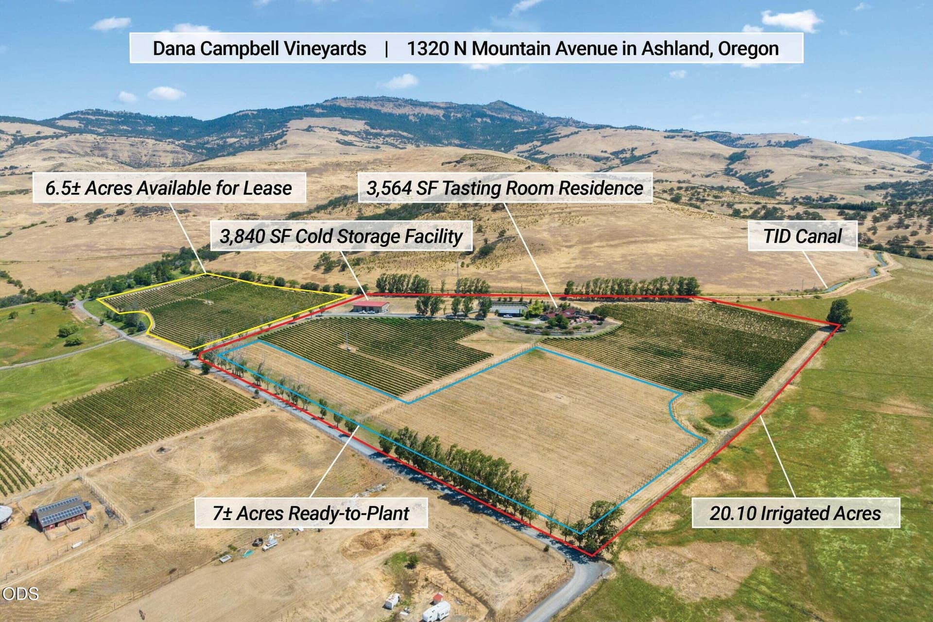 Dana Campbell Vineyards in Ashland, OR. Photo 1 of 18, 1320 N Mountain Avenue, Ashland, OR 97520