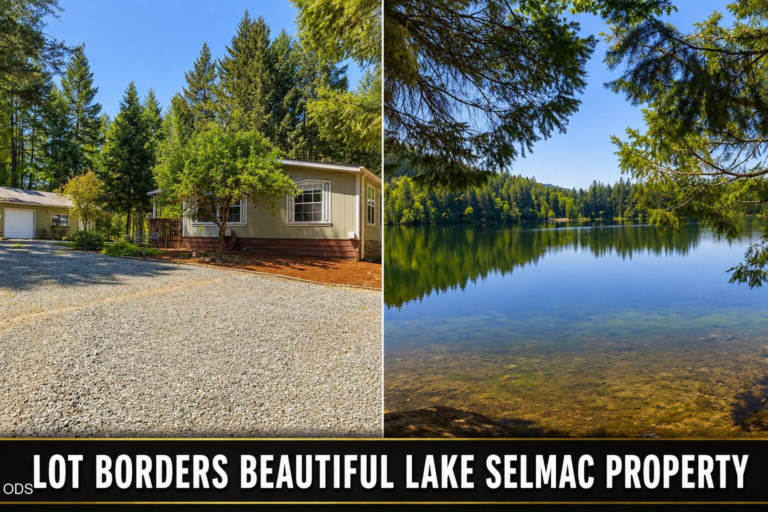 House and Lake. Photo 1 of 37, 700 McMullen Creek Road, Selma, OR 97538