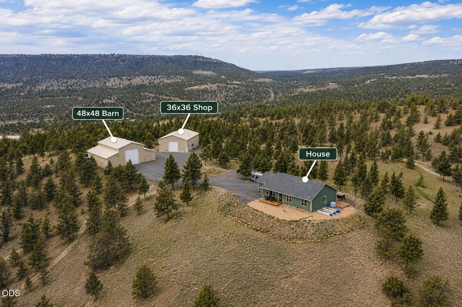 House, Barn, Shop. Photo 2 of 55, 11417 SE Lazy Back Lane, Prineville, OR 97754