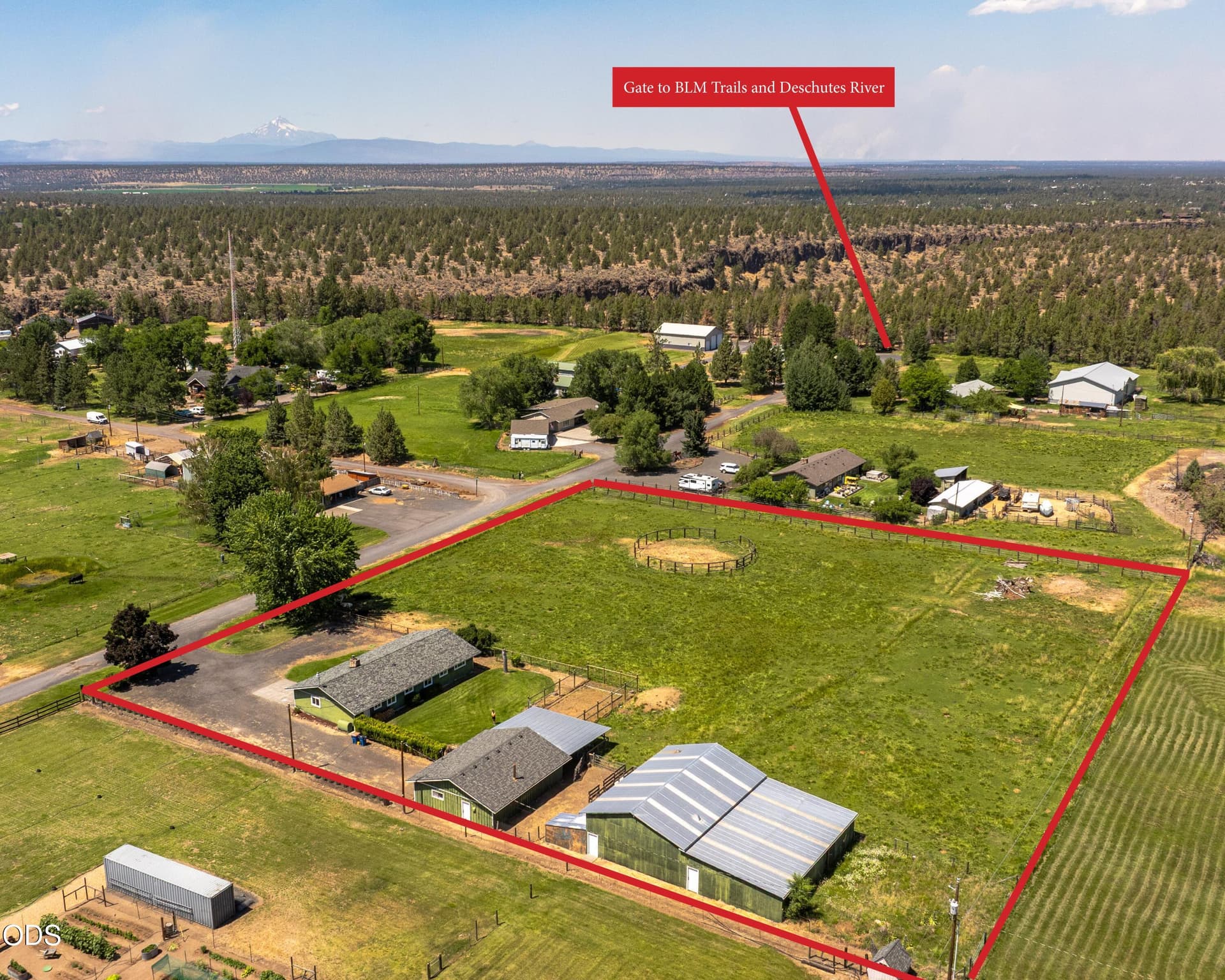 53rdStreetPropertyLine. Photo 3 of 95, 1714 NW 53rd Street, Redmond, OR 97756