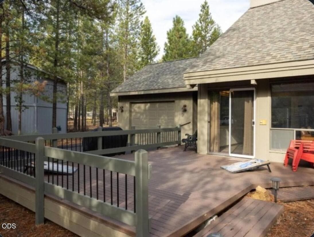 Pine Setting Patio. Photo 5 of 24, 17900 Flat Top Lane Unit Lot 7, Sunriver, OR 97707