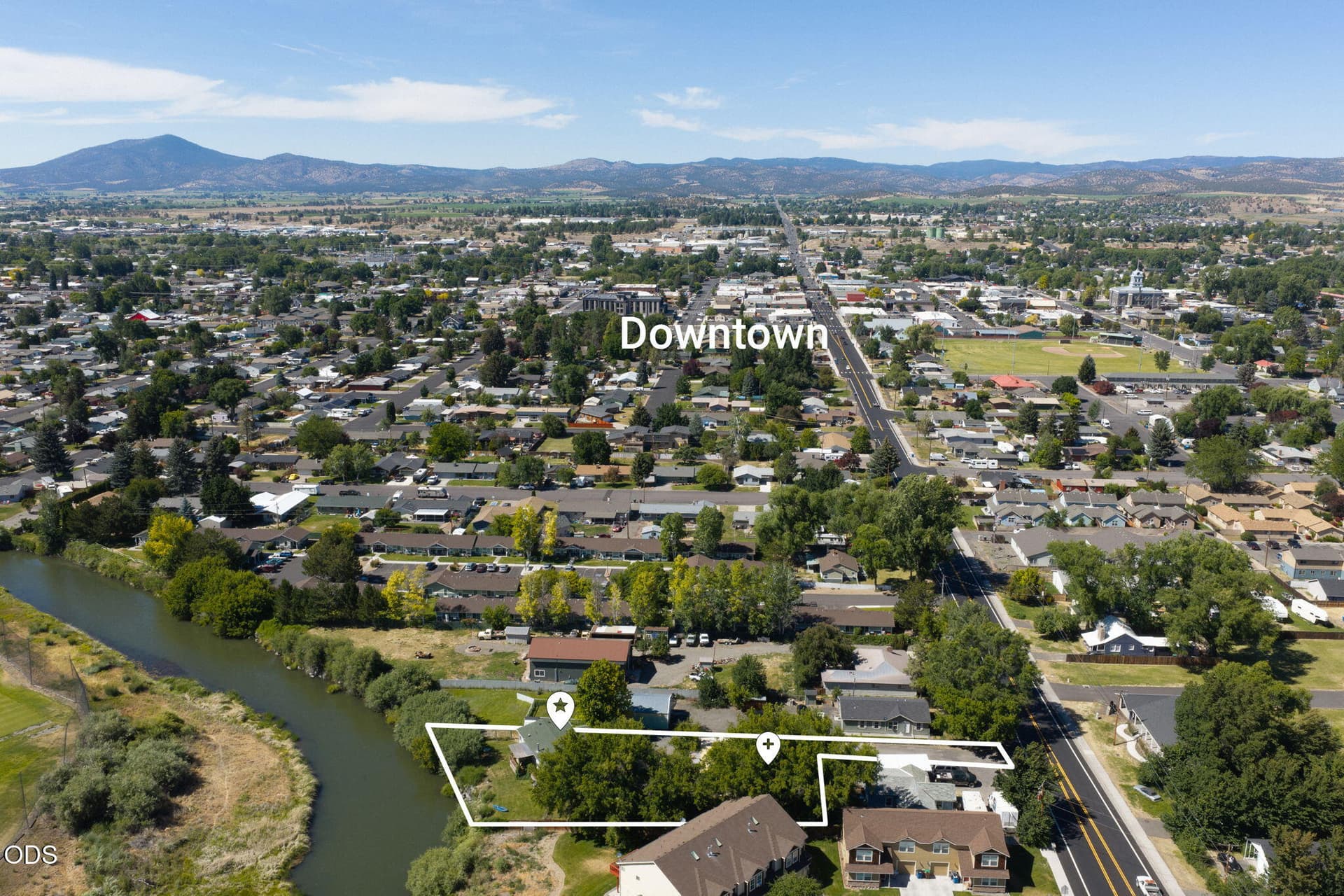 Aerial. Photo 3 of 57, 721 S Main Street, Prineville, OR 97754