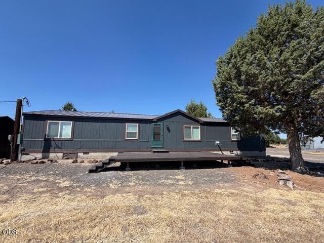 Front w no landscaping. Photo 2 of 29, 7576 SW Norman Drive, Culver, OR 97734