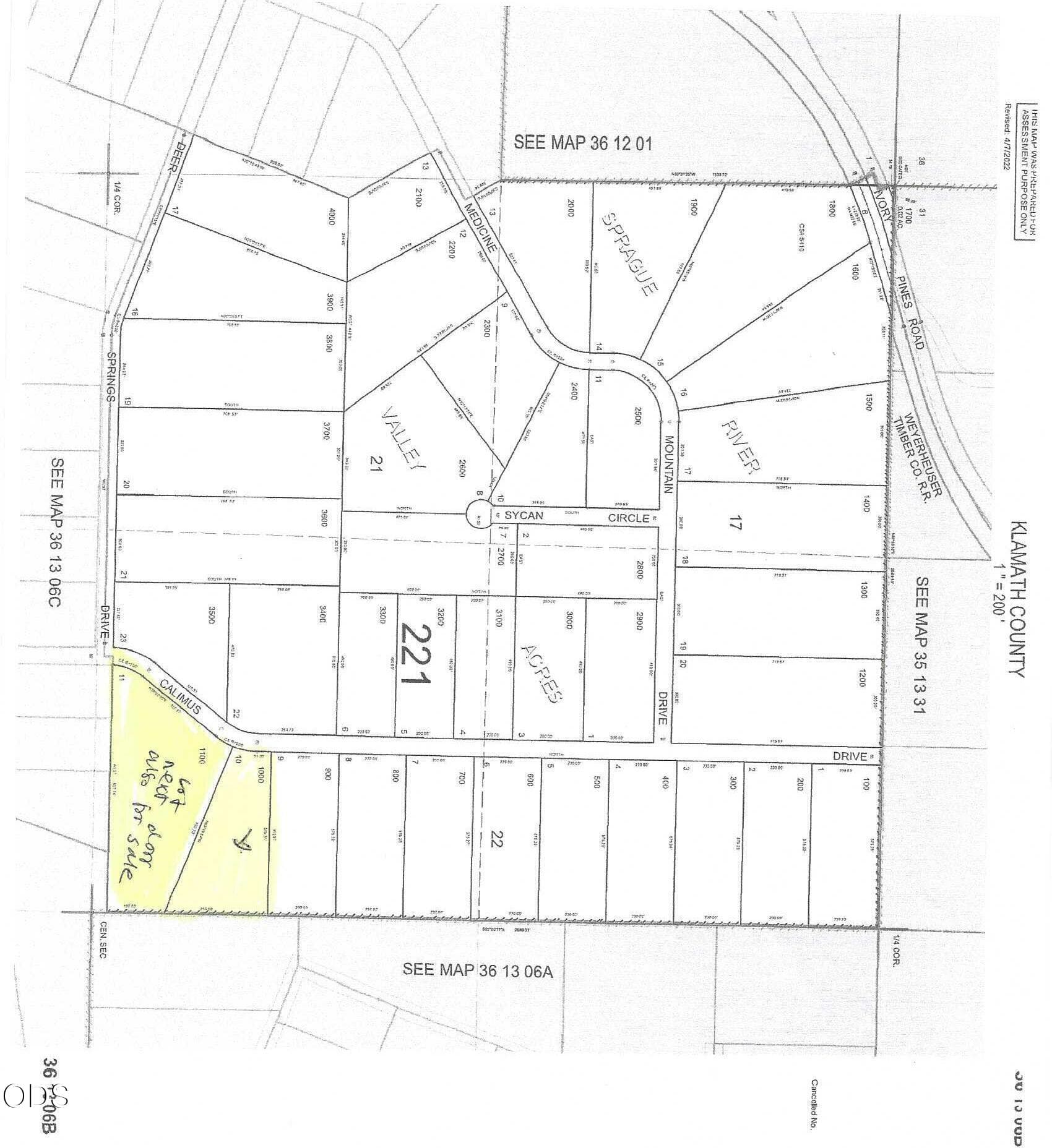 Lot 10 Calmus plat mapScan_13-08-2026161. Photo 2 of 2, 0 Calimus Drive Unit Lot 10, Beatty, OR 97621
