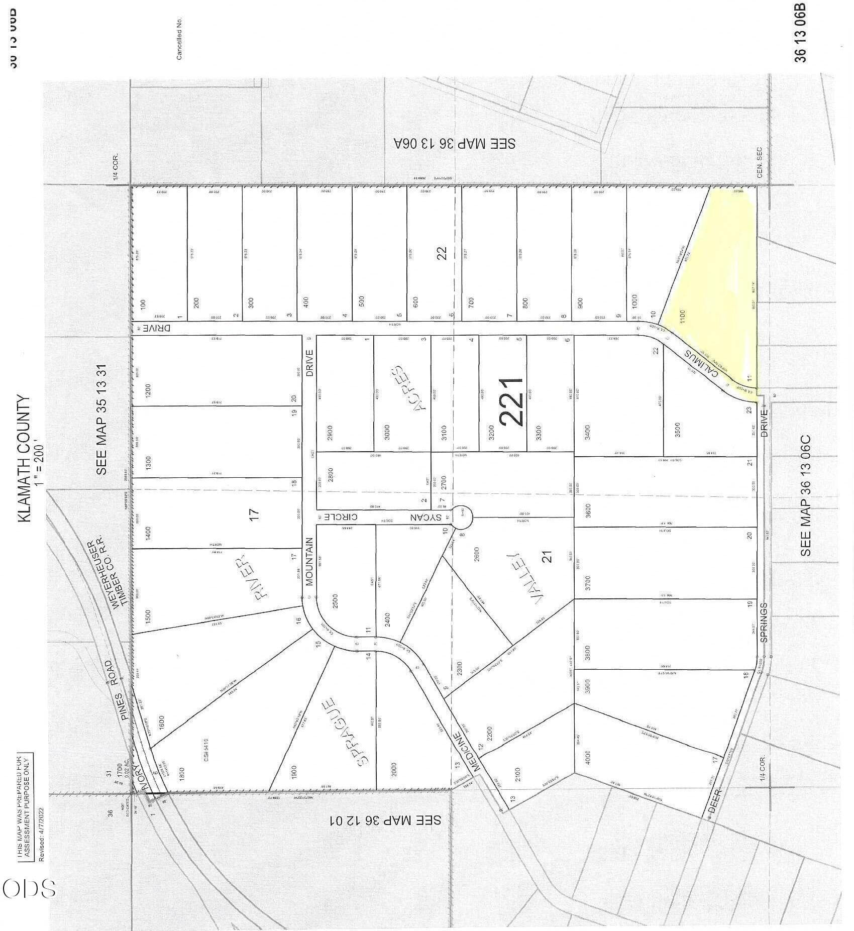 Lot 11 Calmus plat map Scan. Photo 2 of 2, 0 Calimus Drive Unit Lot 11, Beatty, OR 97621