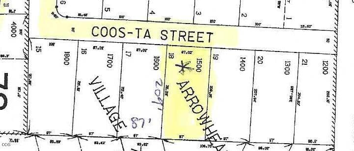 Lot 15 Coos Ta plat map just the lot 1Sc. Photo 2 of 2, 0 Coos Street Unit Lot 18, Klamath Falls, OR 97601