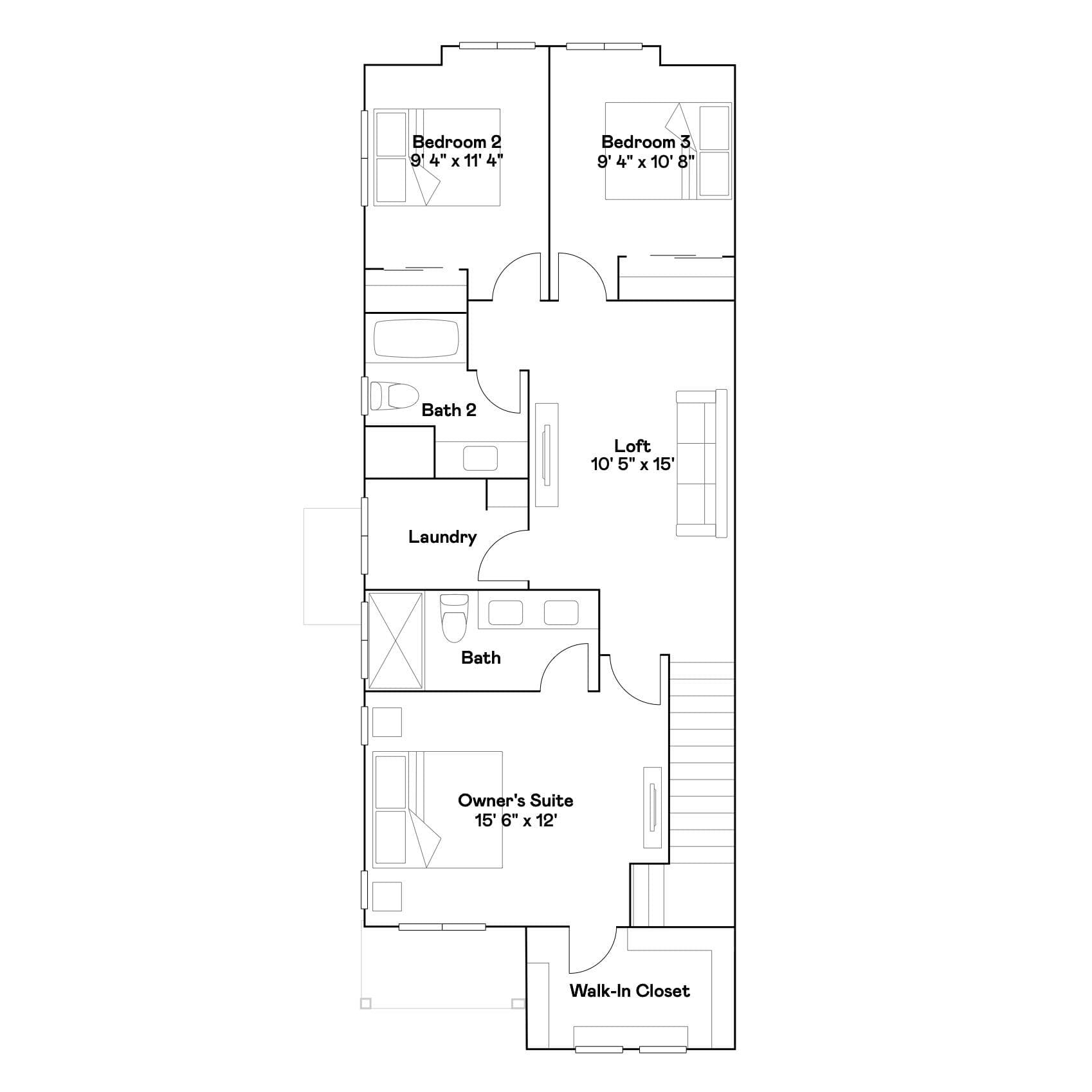 POR_1520_FP_Tumalo_SecondFloor_OW. Photo 3 of 24, 740 NW Varnish Place, Redmond, OR 97756