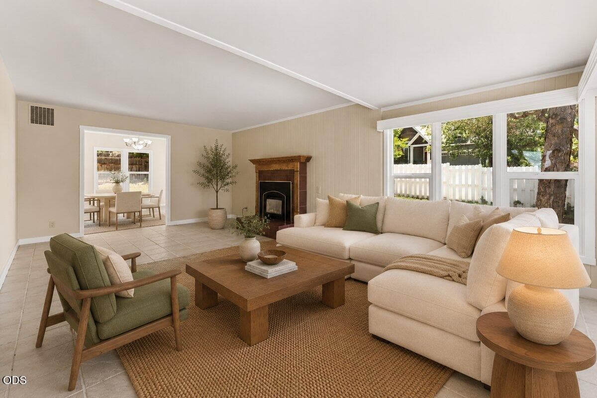 Living Room Staged. Photo 4 of 16, 300 Sunrise Avenue, Medford, OR 97504