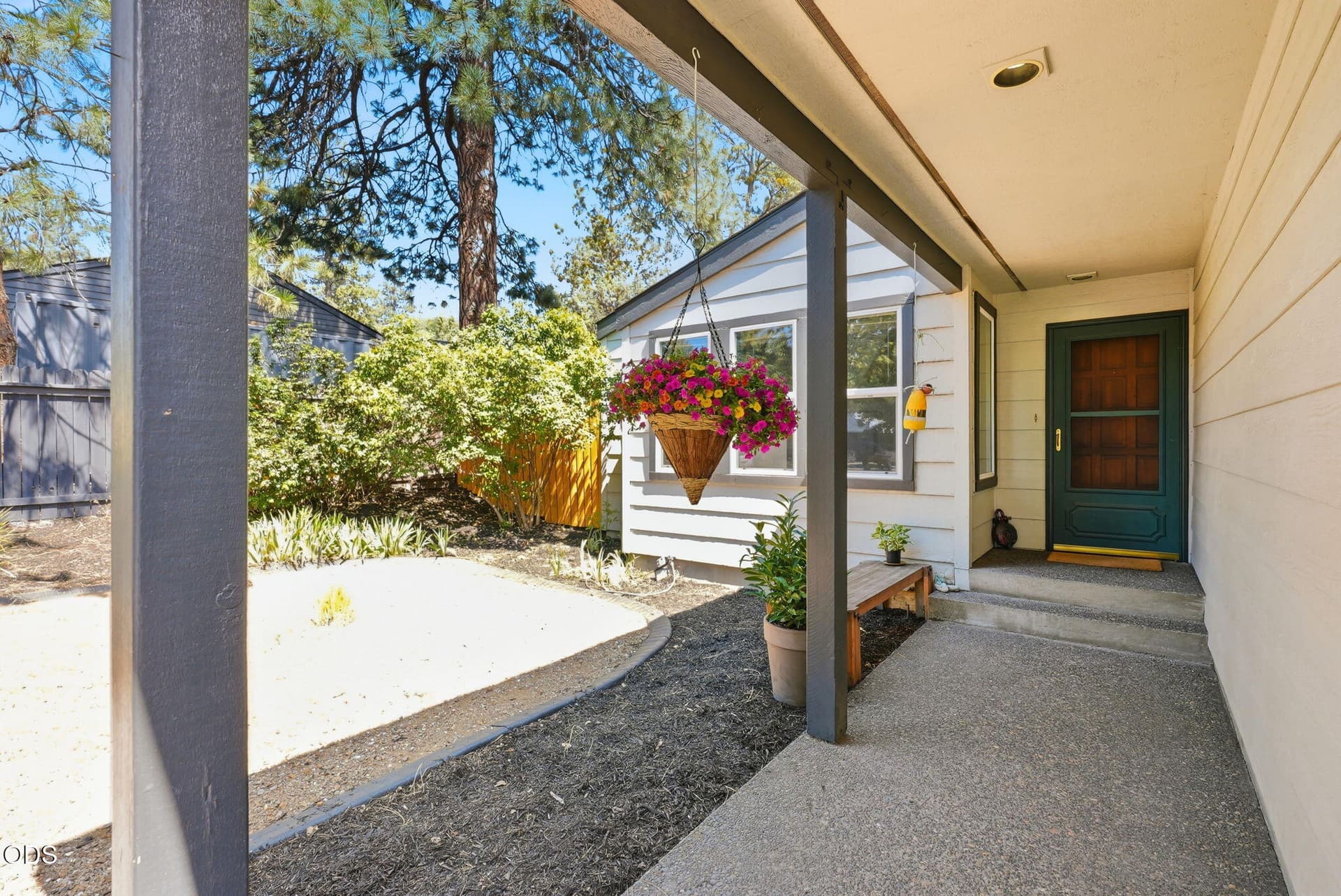 Covered front entry. Photo 4 of 46, 1240 NE 11th Street, Bend, OR 97701