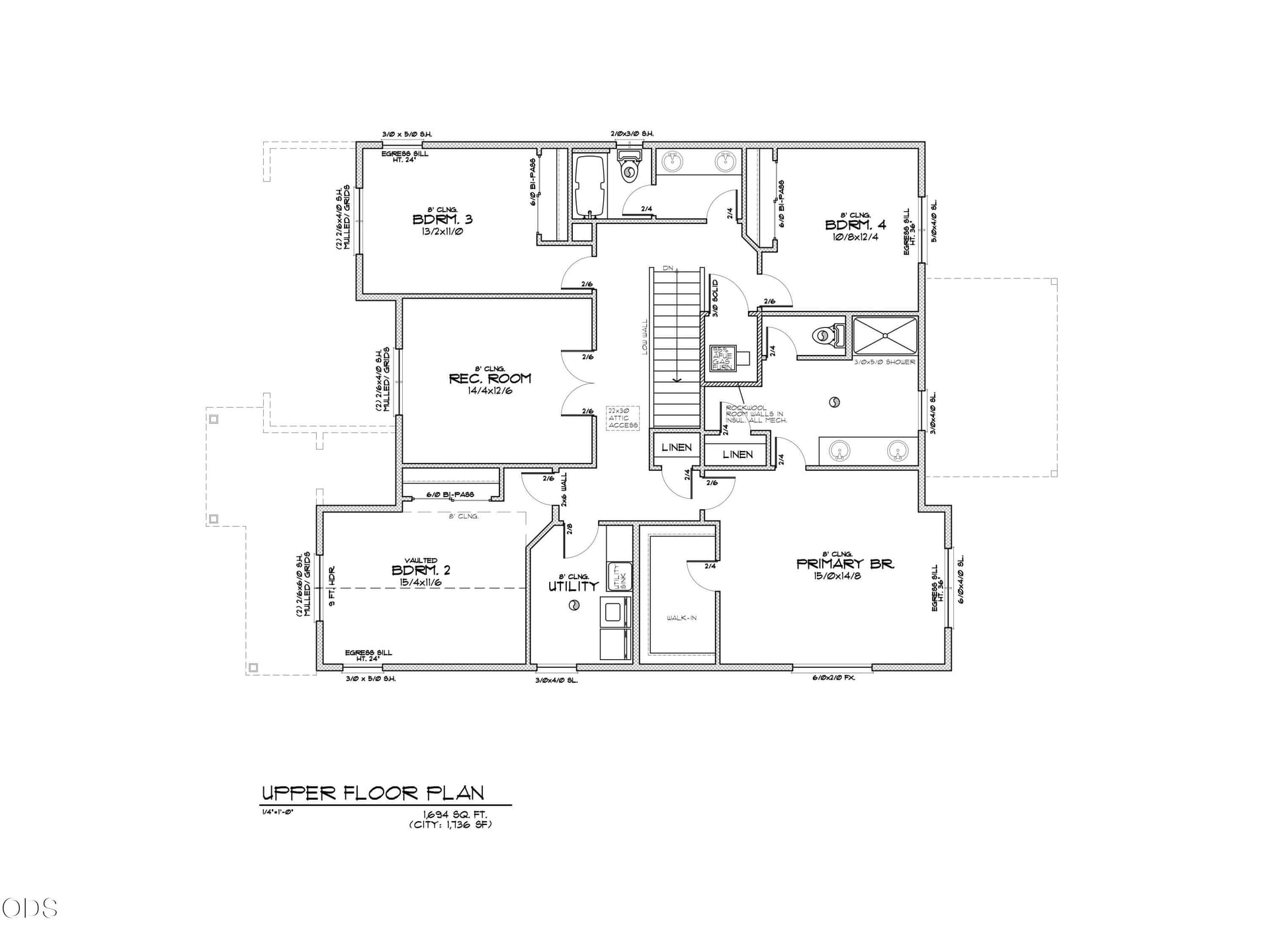 SV50 UPPER FLOOR PLAN. Photo 5 of 5, 62586 NE Loomis Place Unit 50, Bend, OR 97701
