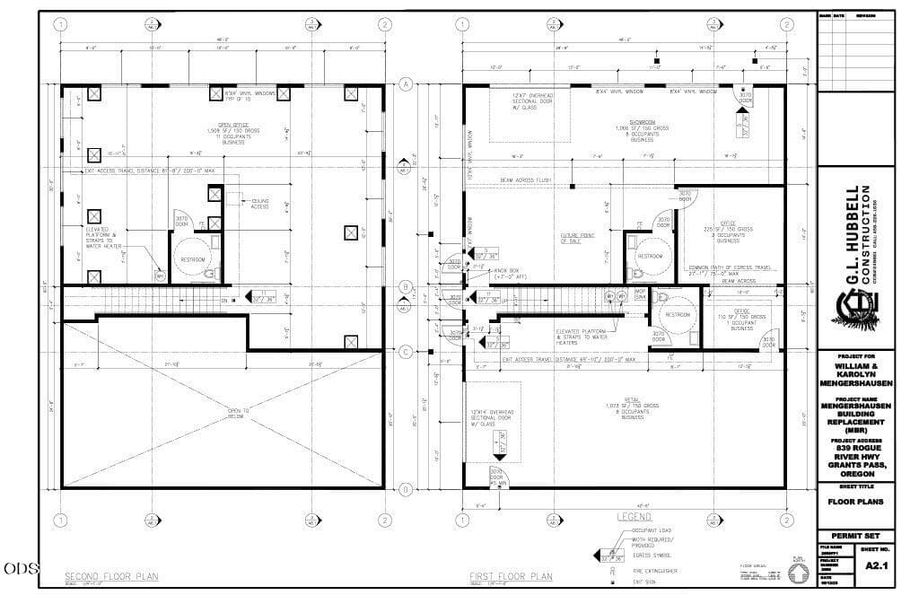 Floor Plans. Photo 4 of 5, 839 Rogue River Highway, Grants Pass, OR 97527