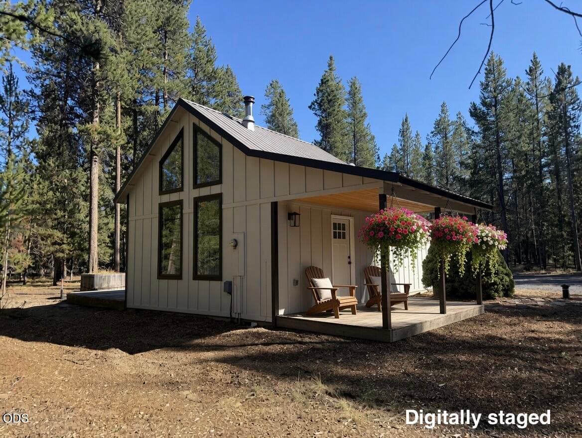 Exterior staged. Photo 2 of 21, 52318 Dustan Road, La Pine, OR 97739