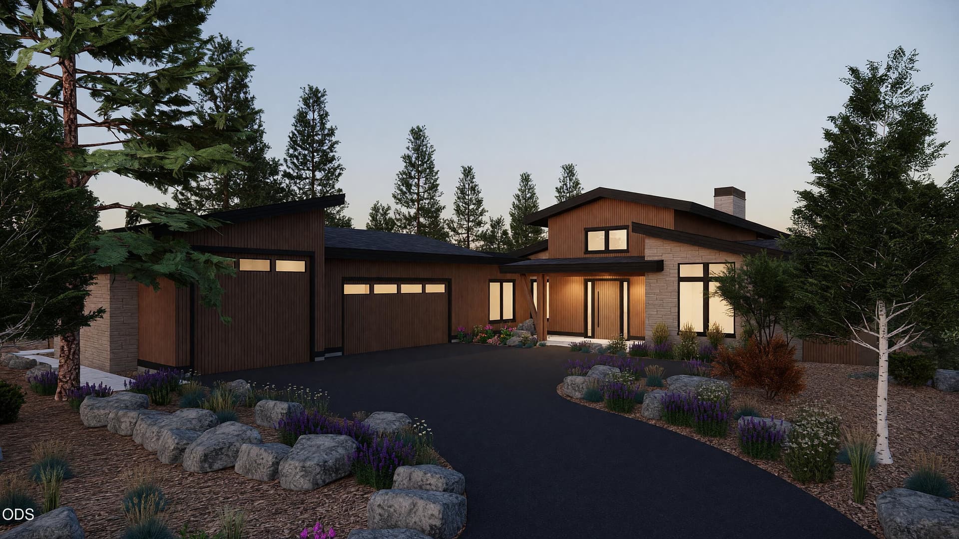 TW374_Front 1 (night) (1). Photo 2 of 31, 61859 Hosmer Lake Drive Unit Lot 374, Bend, OR 97702