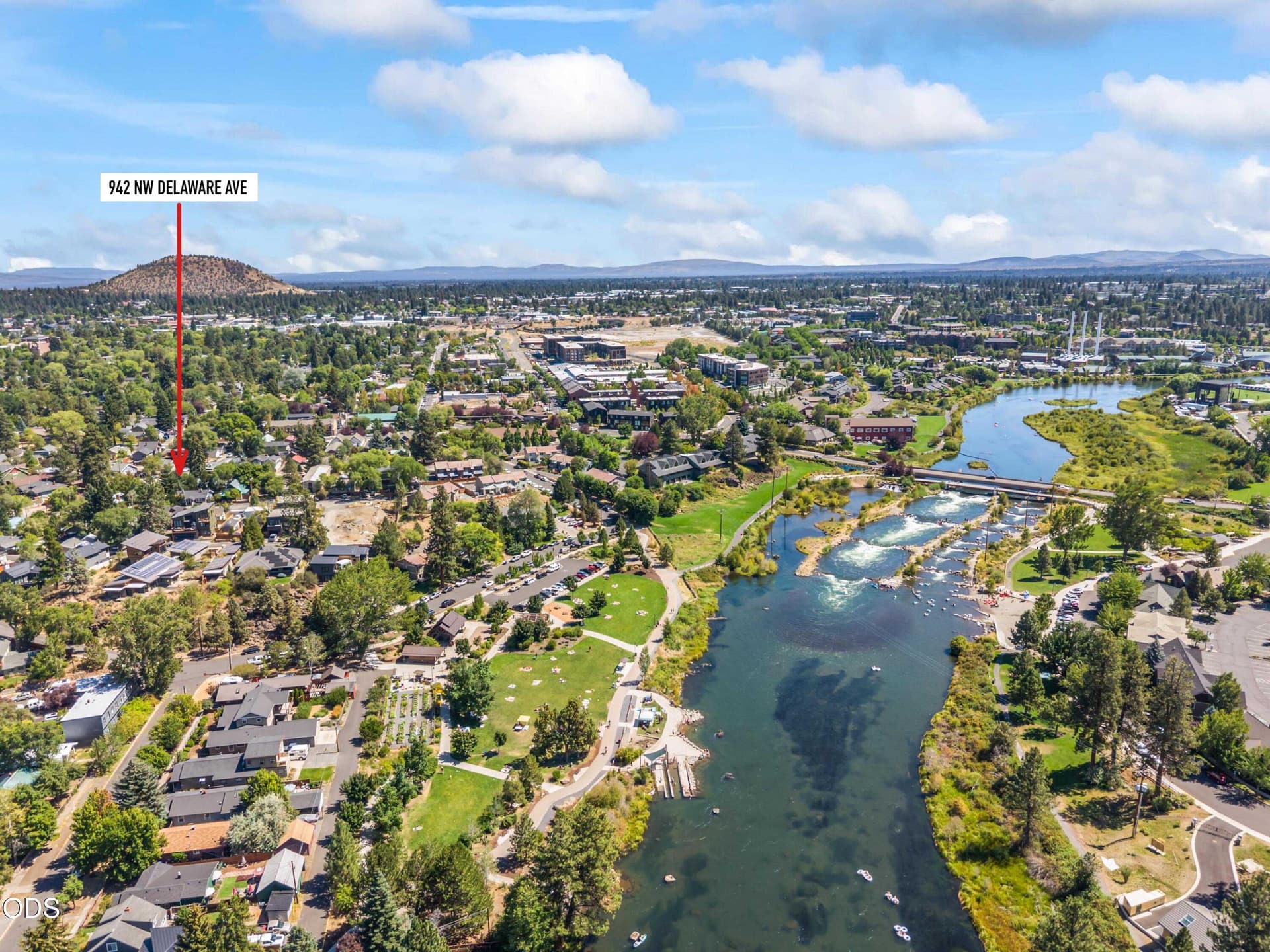 Drone Shot 1. Photo 2 of 47, 942 NW Delaware Avenue, Bend, OR 97703