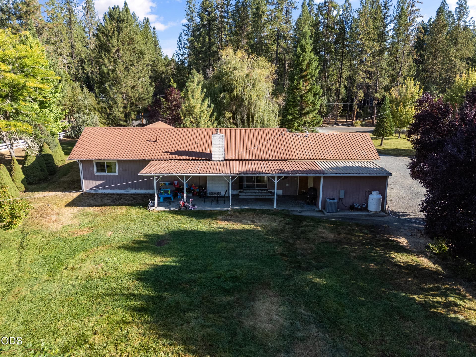 Aerial Back Yard. Photo 4 of 37, 805 Minthorne Road, Rogue River, OR 97537