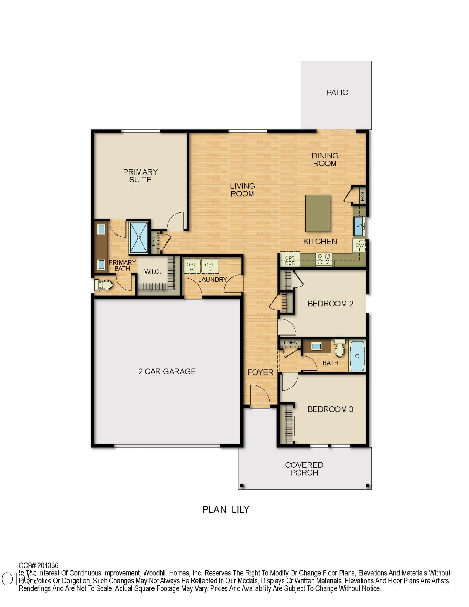 Lily Floor plan. Photo 2 of 17, 588 NE McGee Street Unit 157, Madras, OR 97741