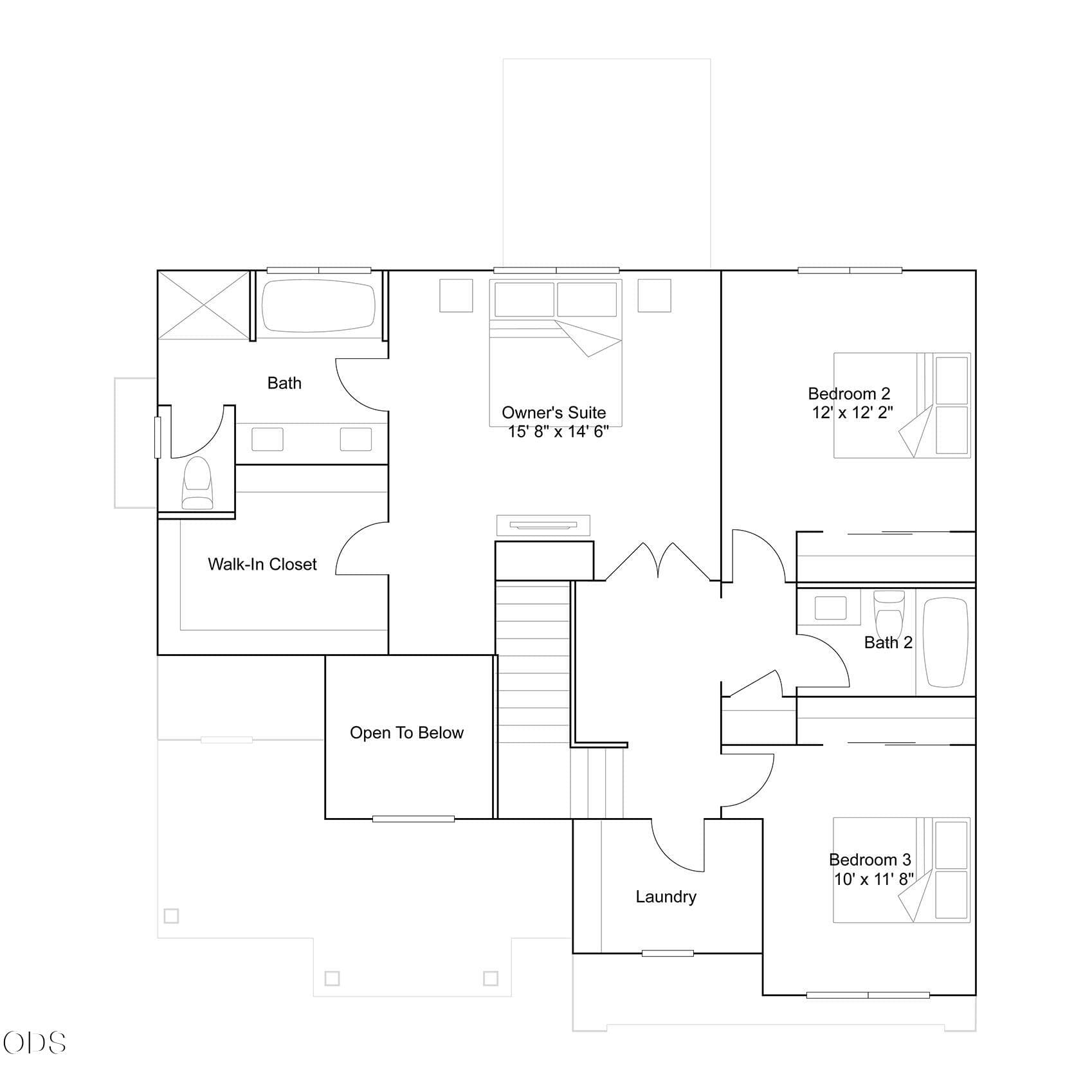 POR_1882_FP_Carmichael_SecondFloor_OW_Re. Photo 3 of 19, 63114 NE Henningsen Pl, Bend, OR 97701
