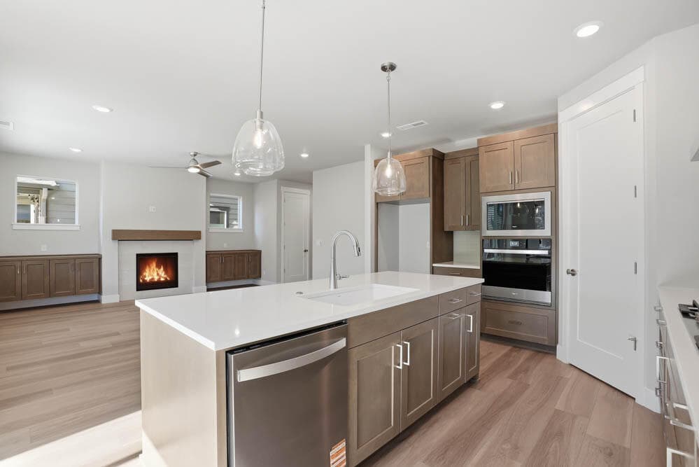 kitchen and great room. Photo 5 of 21, 60839 SE Epic Place, Bend, OR 97702