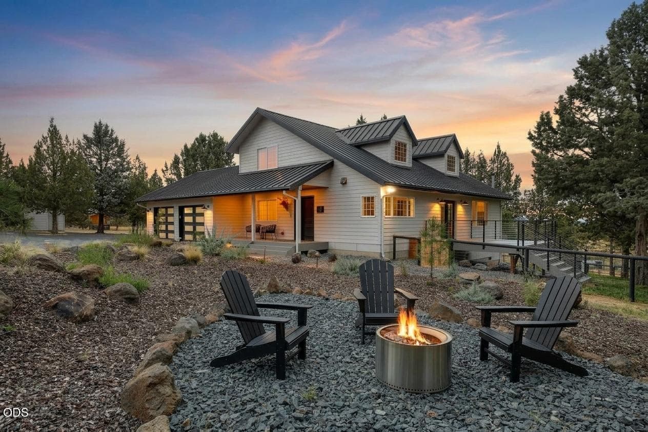 Firepit. Photo 3 of 56, 18840 Tumalo Reservoir Road, Bend, OR 97703