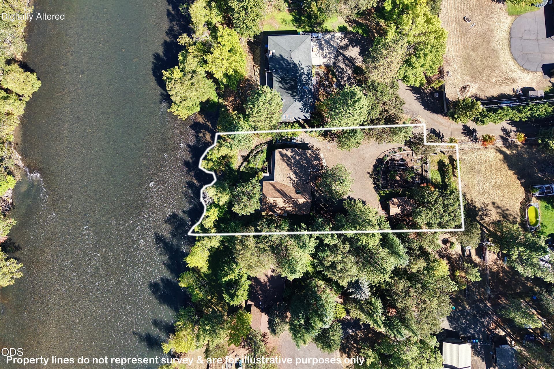 Aerial. Photo 4 of 81, 965 Old Ferry Road, Shady Cove, OR 97539